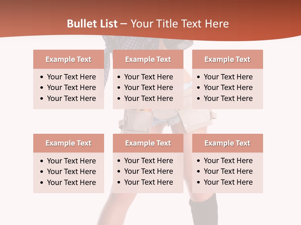 White Person Renovation PowerPoint Template