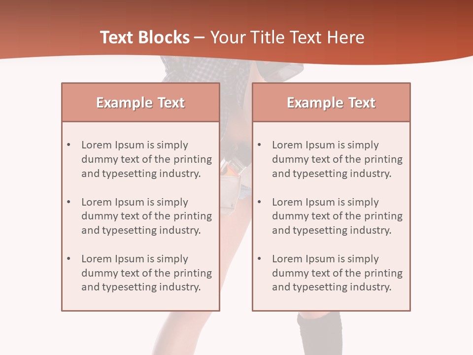 White Person Renovation PowerPoint Template