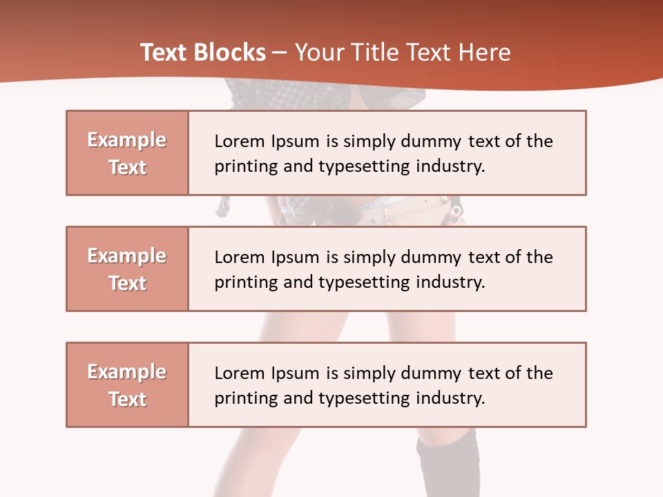 White Person Renovation PowerPoint Template