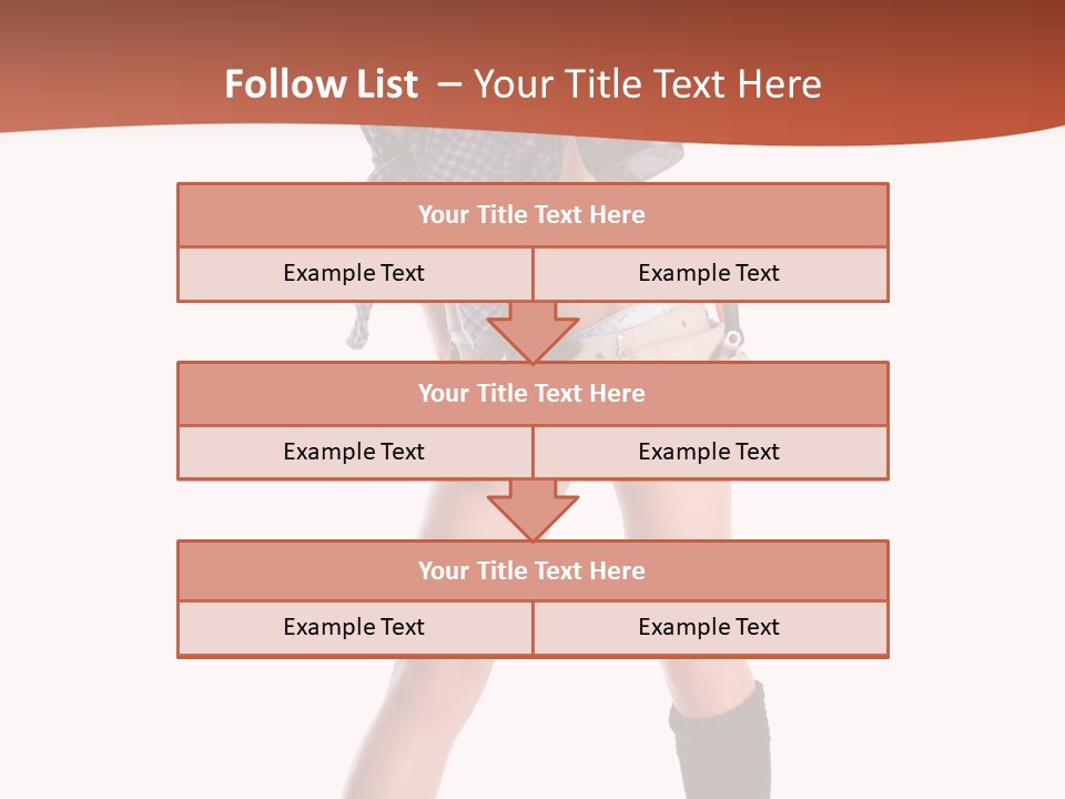 White Person Renovation PowerPoint Template