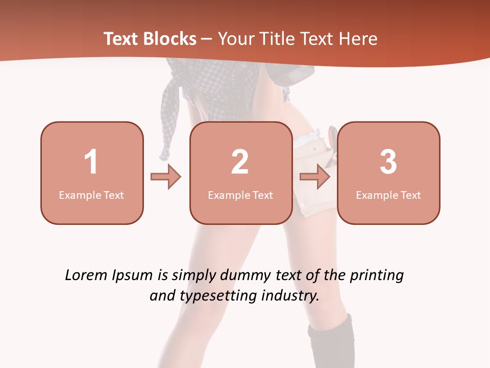 White Person Renovation PowerPoint Template