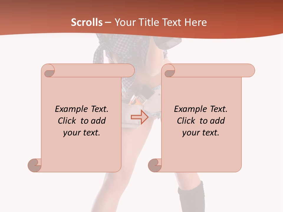 White Person Renovation PowerPoint Template