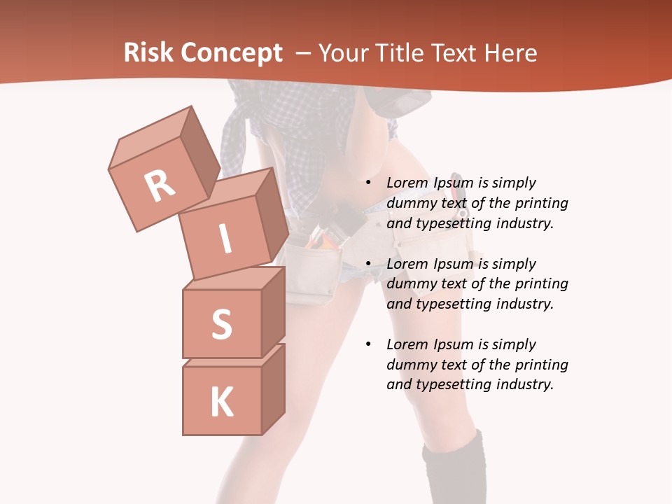 White Person Renovation PowerPoint Template