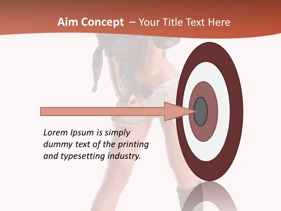 White Person Renovation PowerPoint Template