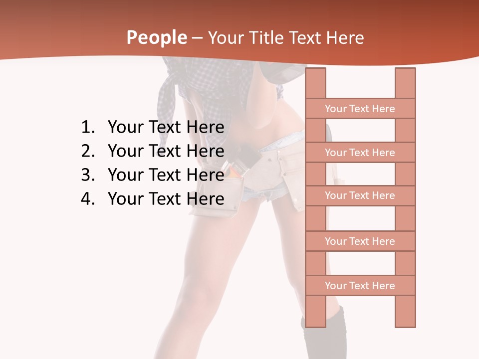 White Person Renovation PowerPoint Template