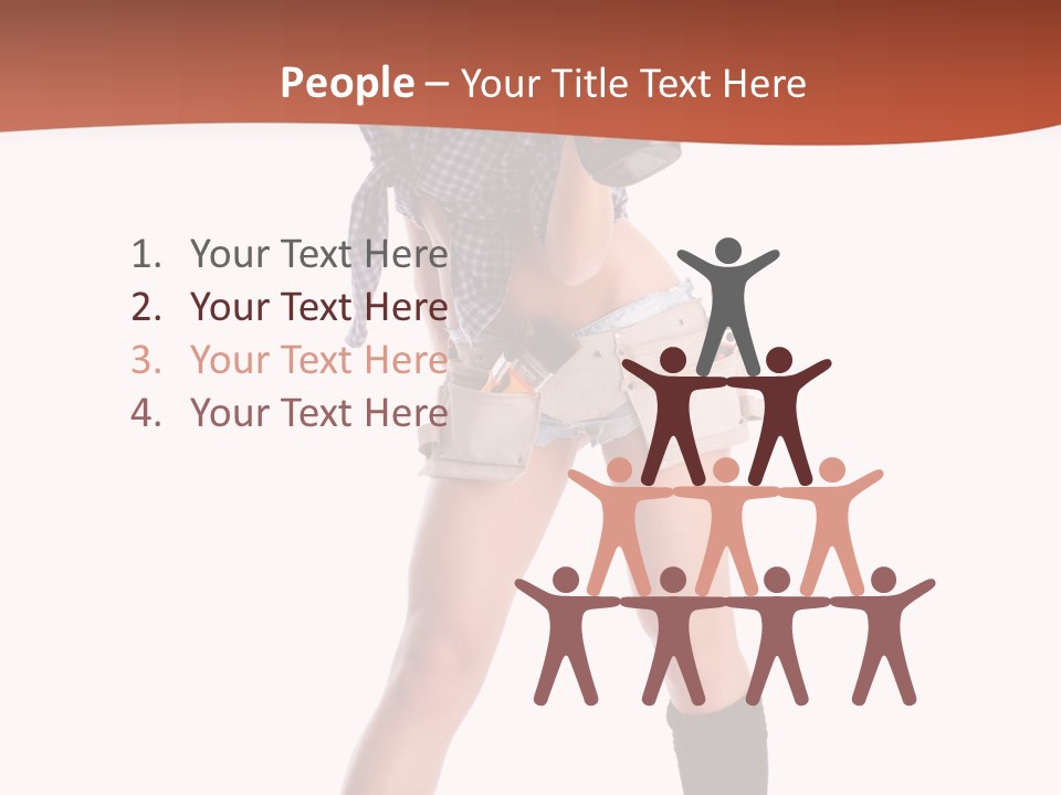 White Person Renovation PowerPoint Template