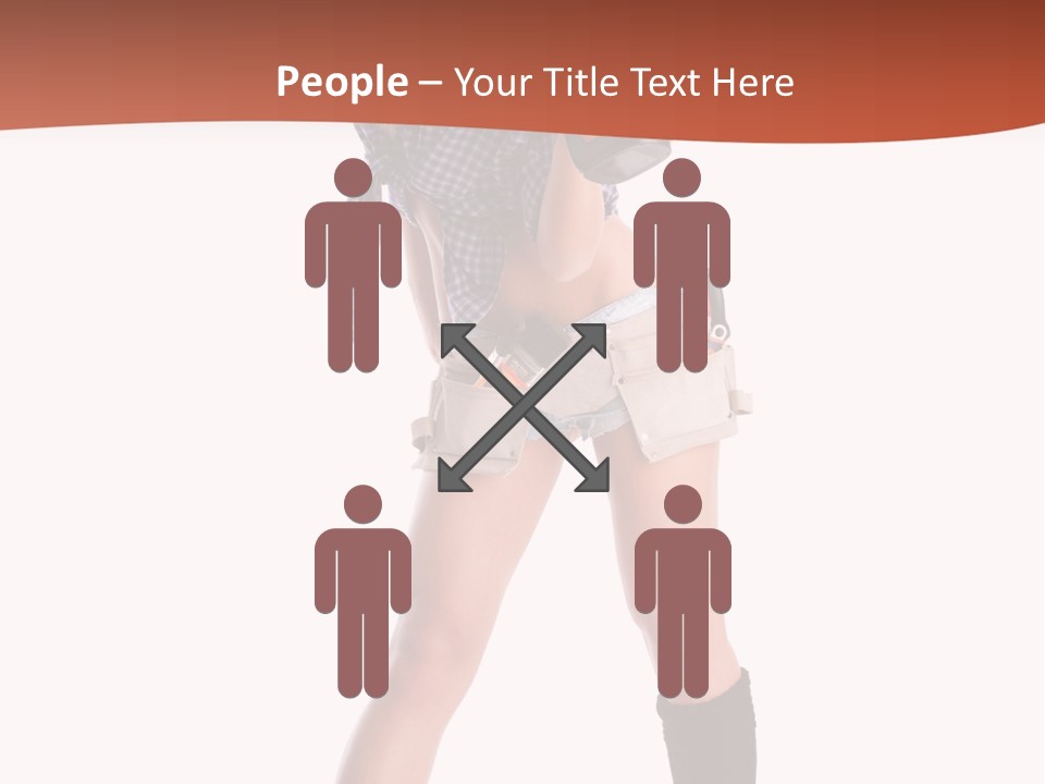 White Person Renovation PowerPoint Template