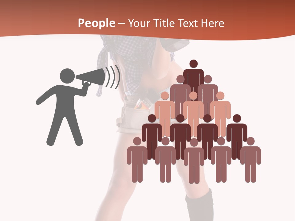 White Person Renovation PowerPoint Template