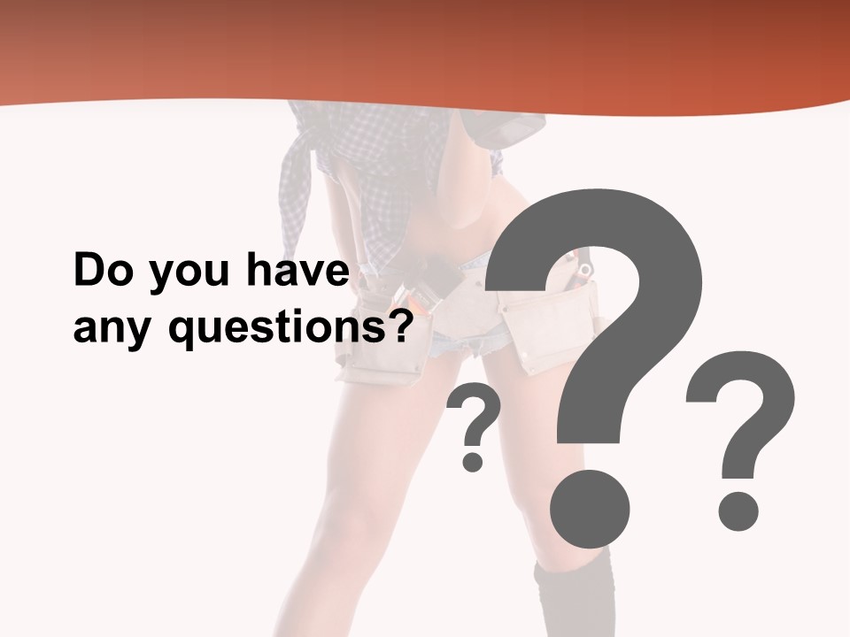 White Person Renovation PowerPoint Template