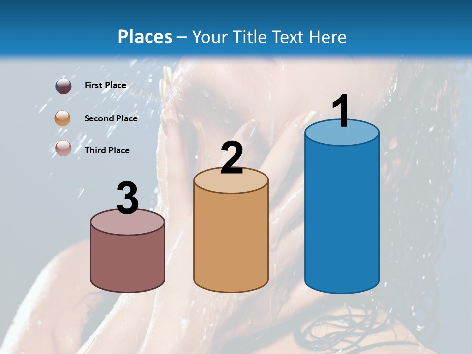 Girl Spray Clean PowerPoint Template