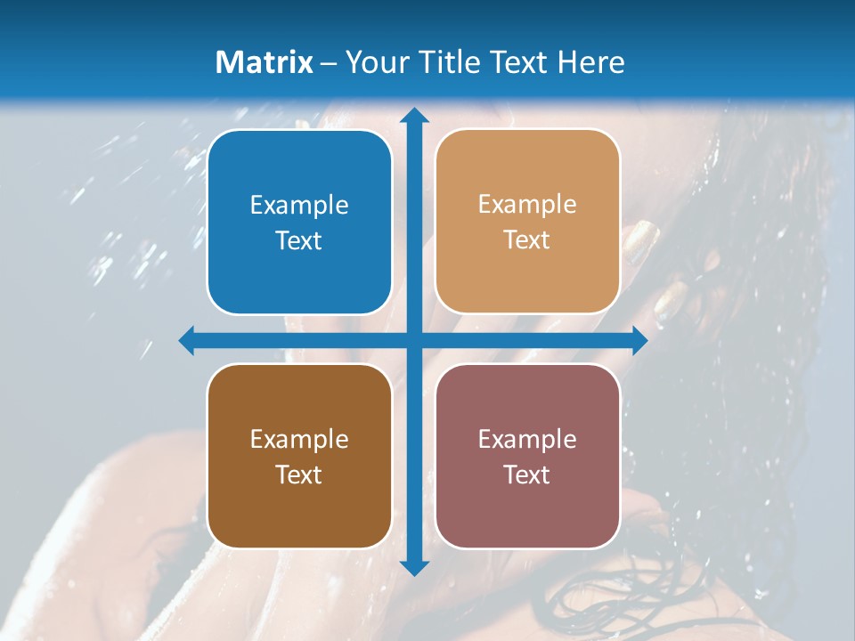 Girl Spray Clean PowerPoint Template