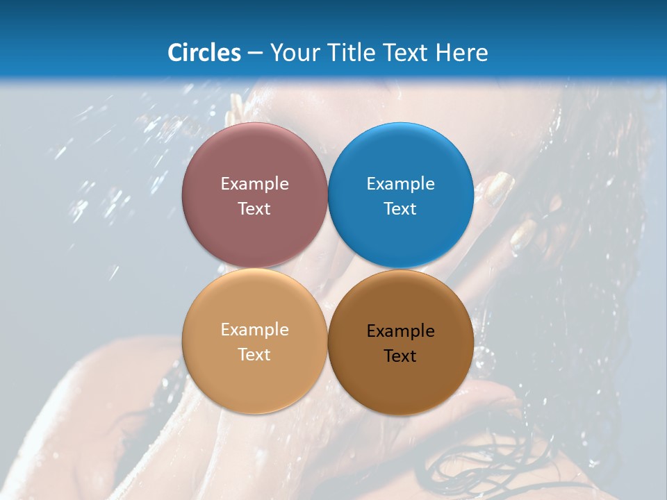 Girl Spray Clean PowerPoint Template