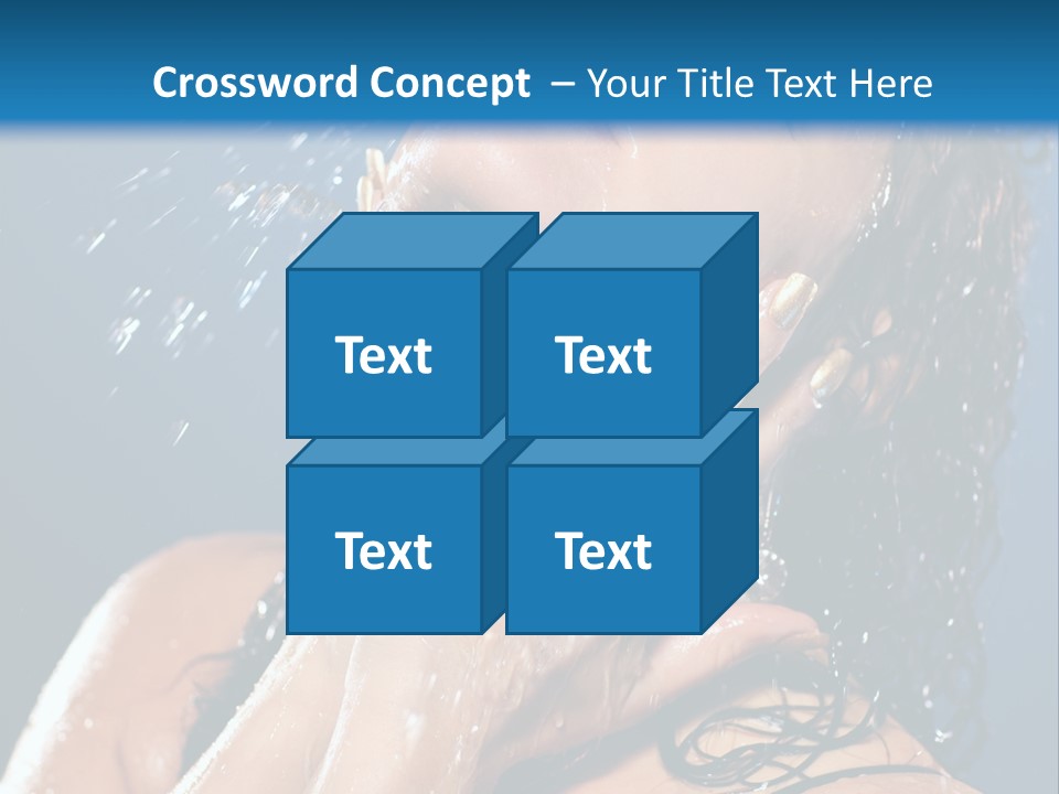 Girl Spray Clean PowerPoint Template