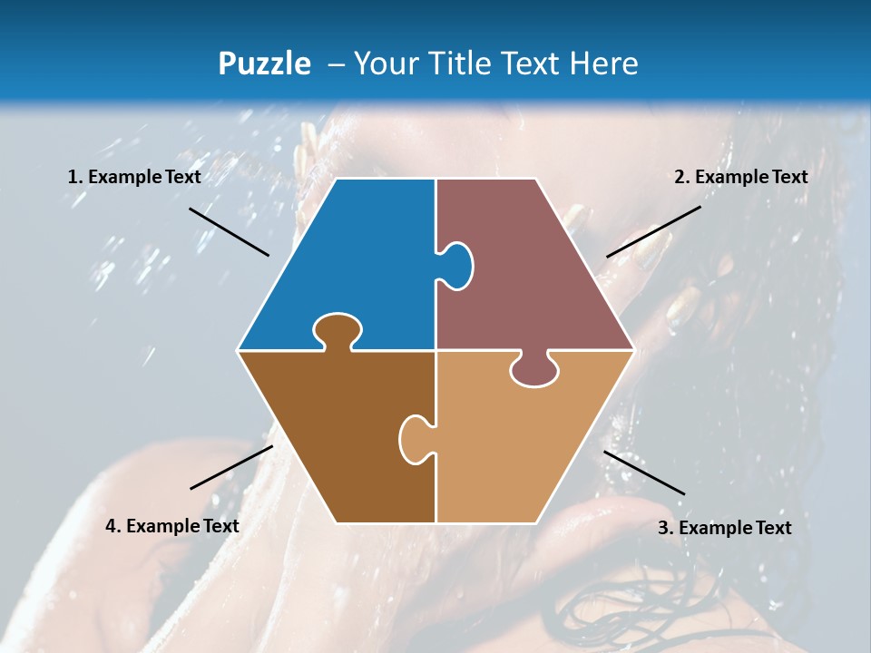 Girl Spray Clean PowerPoint Template