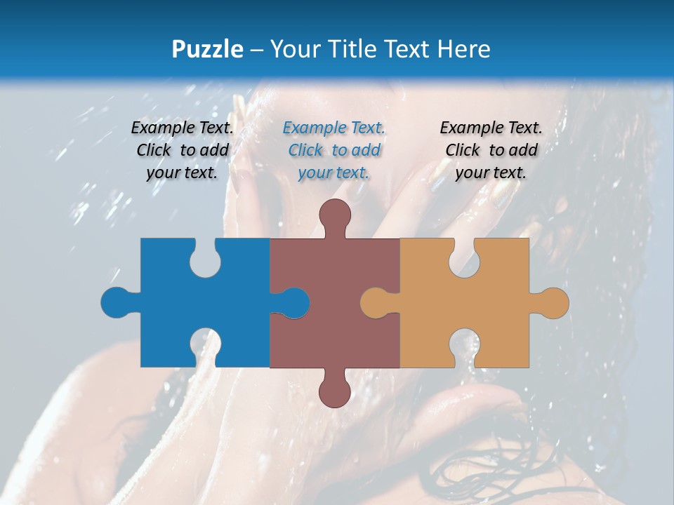 Girl Spray Clean PowerPoint Template