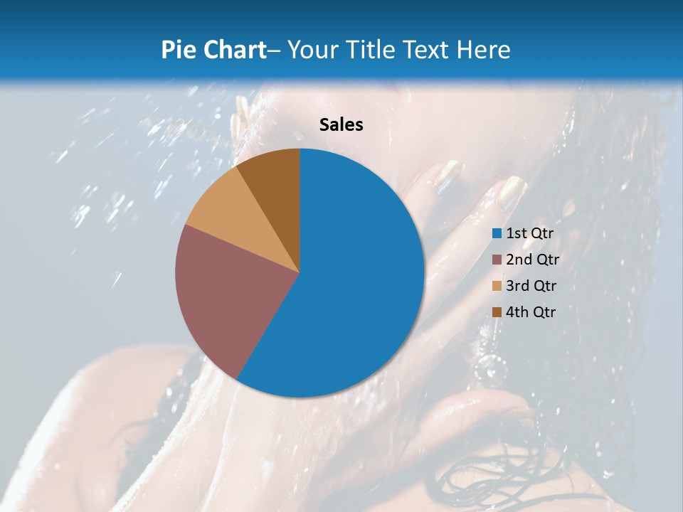 Girl Spray Clean PowerPoint Template