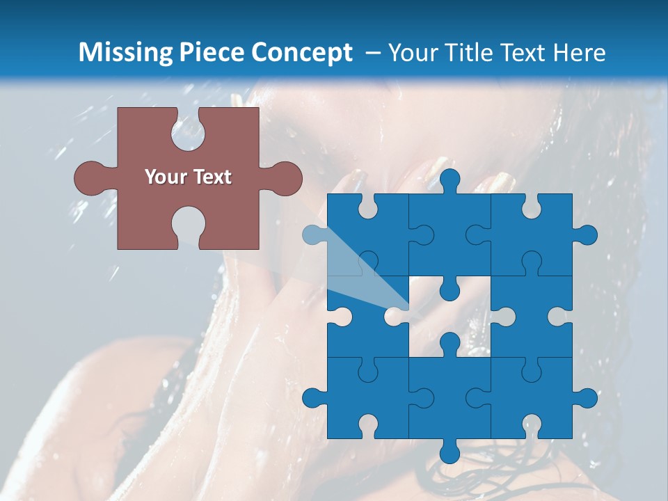 Girl Spray Clean PowerPoint Template