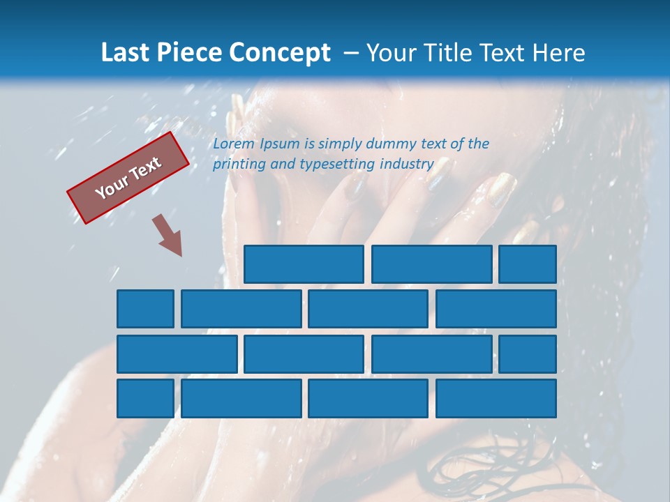 Girl Spray Clean PowerPoint Template