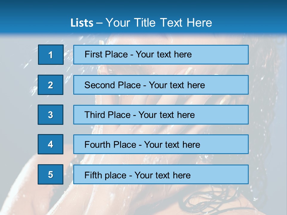 Girl Spray Clean PowerPoint Template