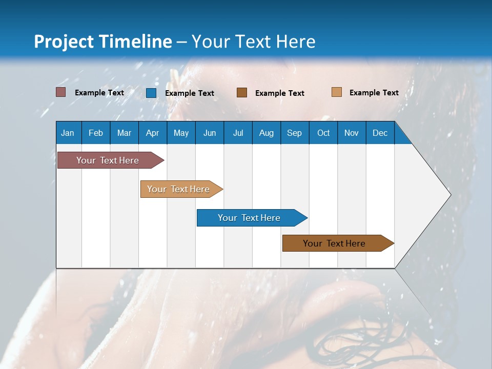 Girl Spray Clean PowerPoint Template