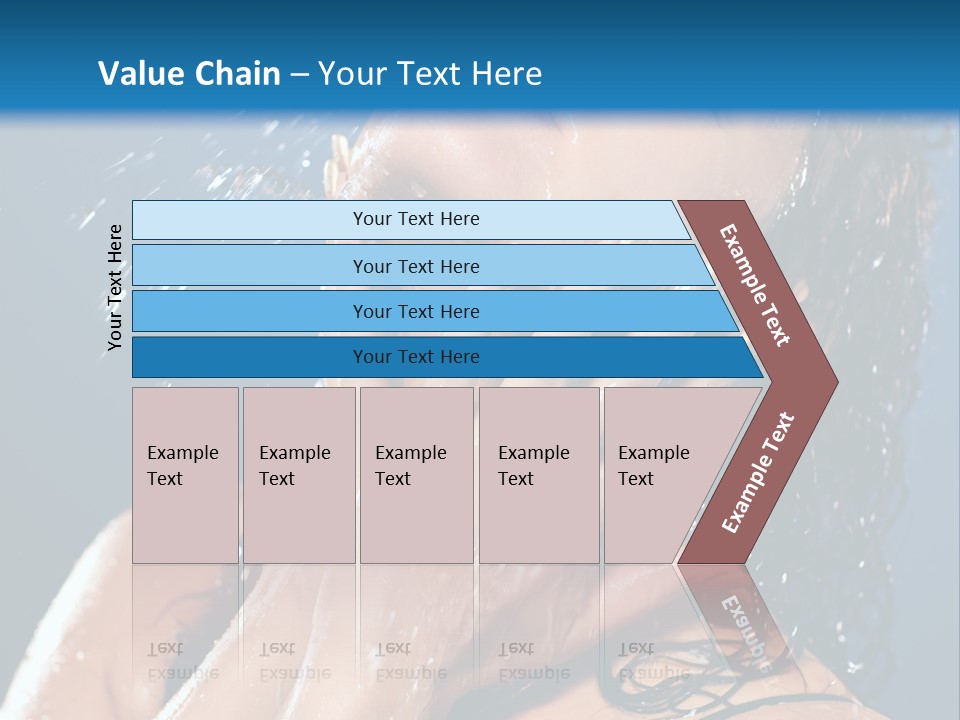 Girl Spray Clean PowerPoint Template