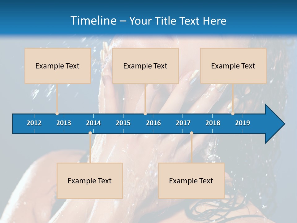 Girl Spray Clean PowerPoint Template