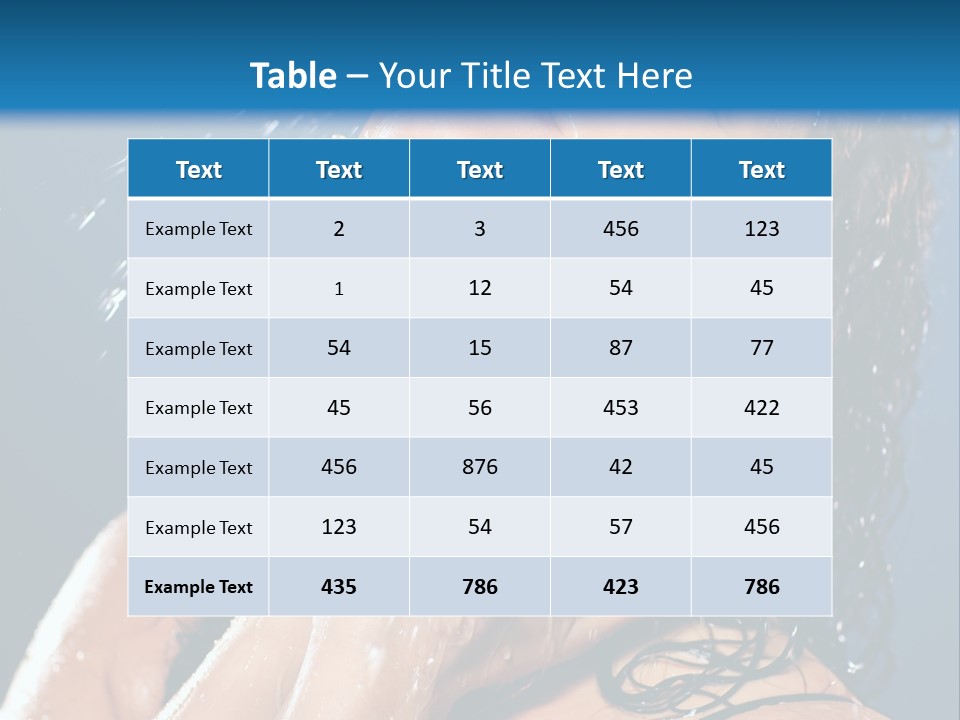 Girl Spray Clean PowerPoint Template