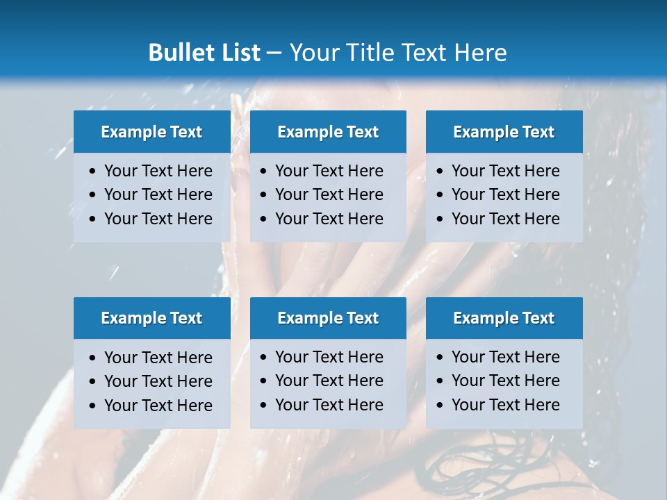 Girl Spray Clean PowerPoint Template