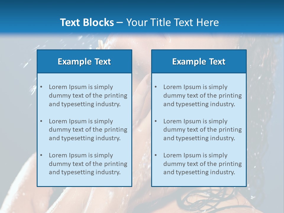 Girl Spray Clean PowerPoint Template