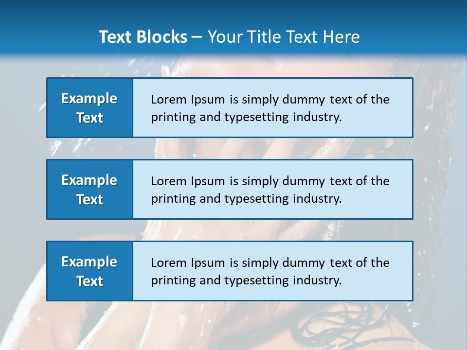 Girl Spray Clean PowerPoint Template