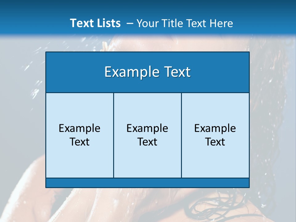 Girl Spray Clean PowerPoint Template