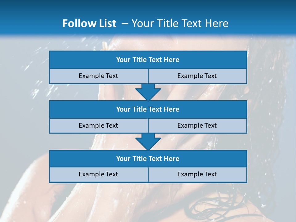 Girl Spray Clean PowerPoint Template