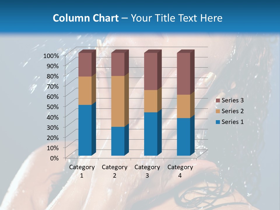 Girl Spray Clean PowerPoint Template