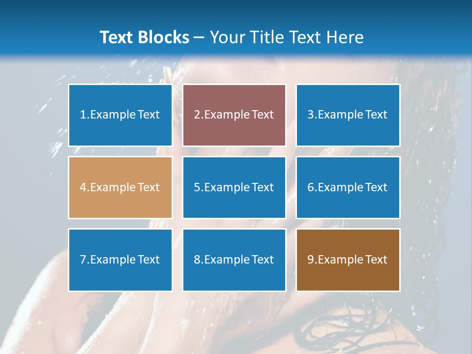 Girl Spray Clean PowerPoint Template