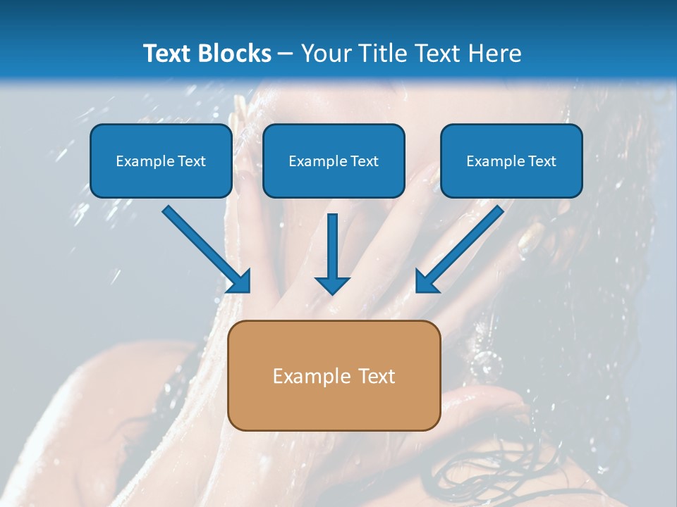 Girl Spray Clean PowerPoint Template