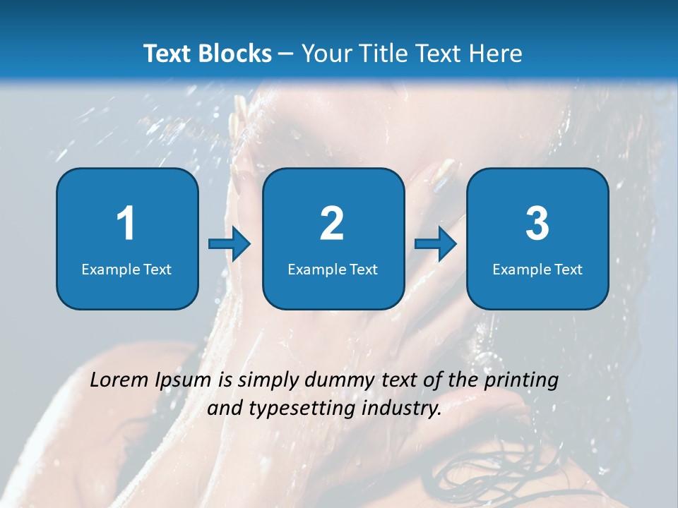 Girl Spray Clean PowerPoint Template