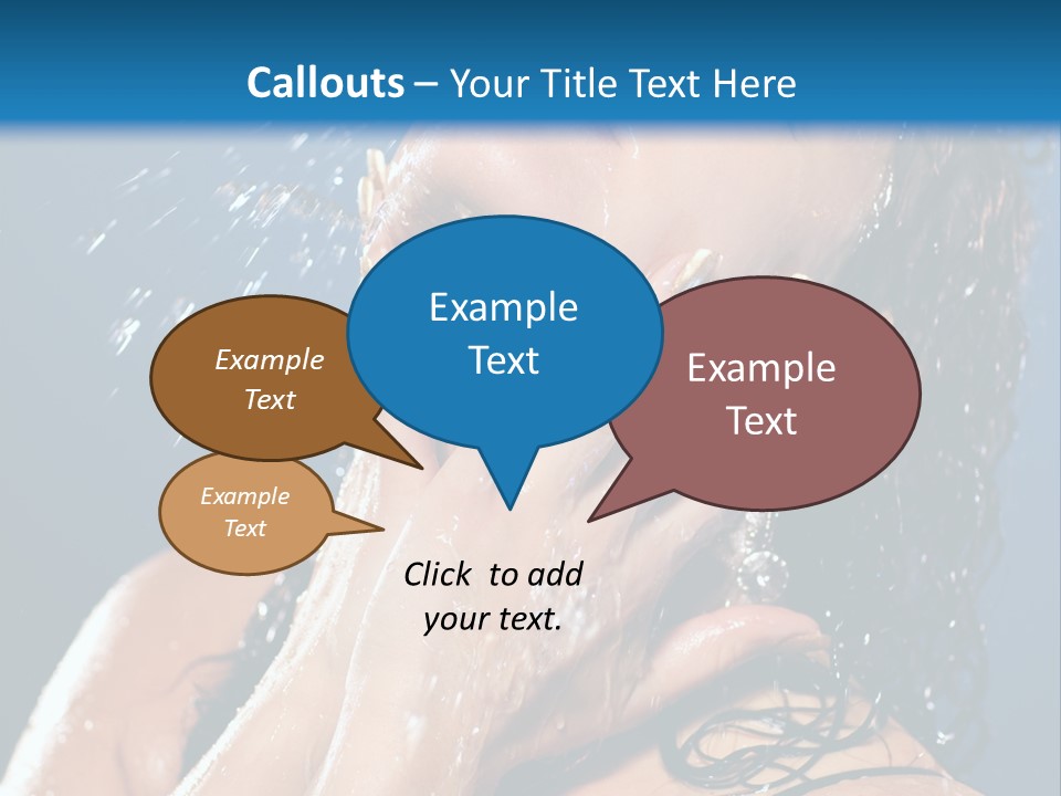 Girl Spray Clean PowerPoint Template