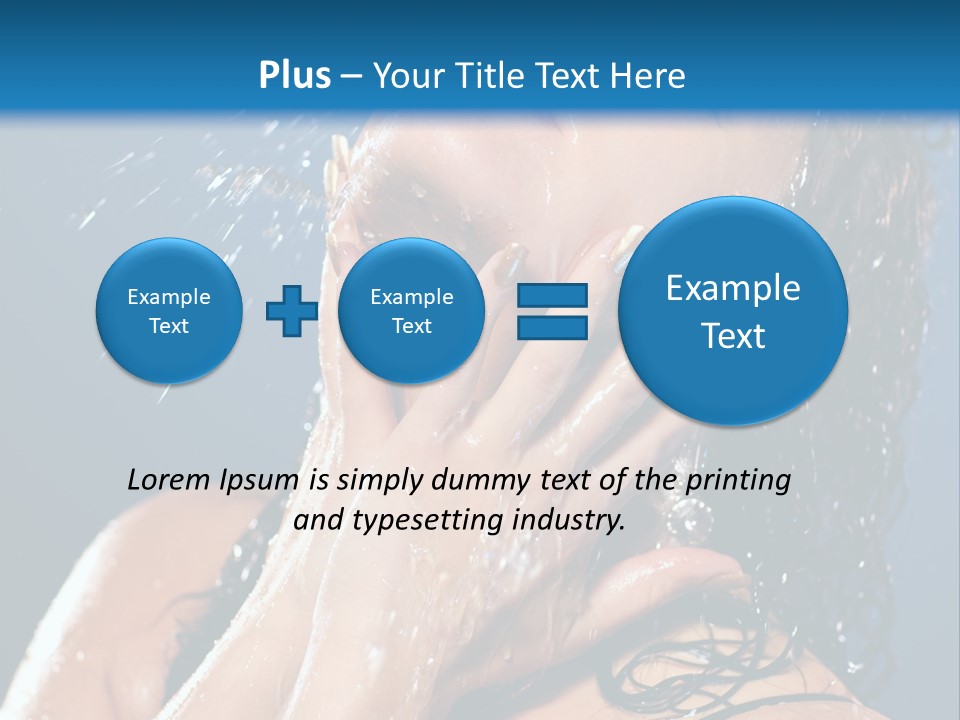 Girl Spray Clean PowerPoint Template