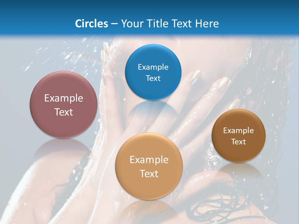 Girl Spray Clean PowerPoint Template