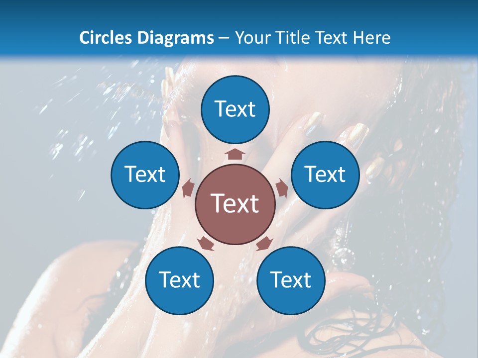 Girl Spray Clean PowerPoint Template