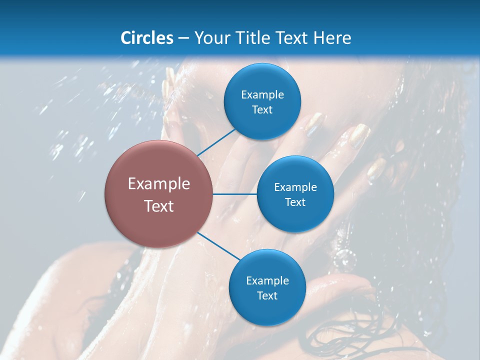 Girl Spray Clean PowerPoint Template