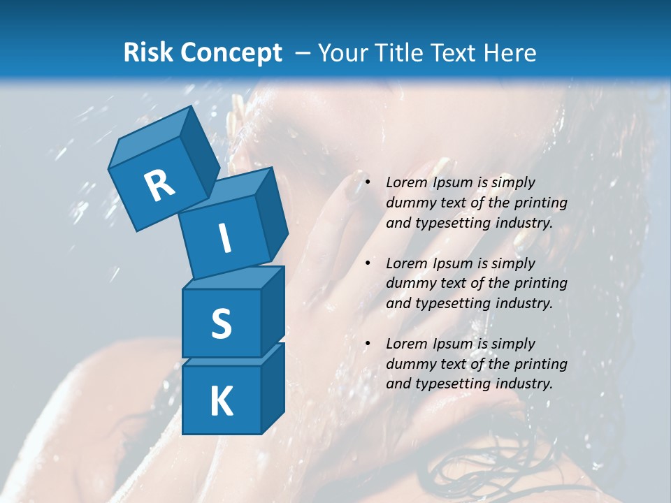 Girl Spray Clean PowerPoint Template