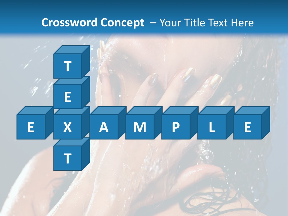 Girl Spray Clean PowerPoint Template