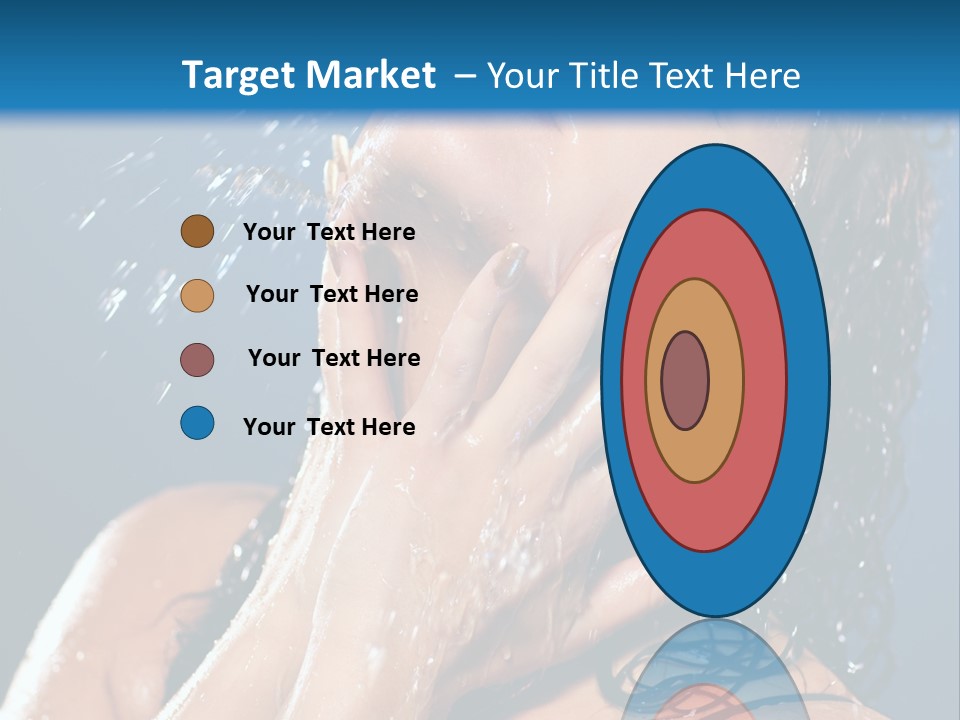 Girl Spray Clean PowerPoint Template