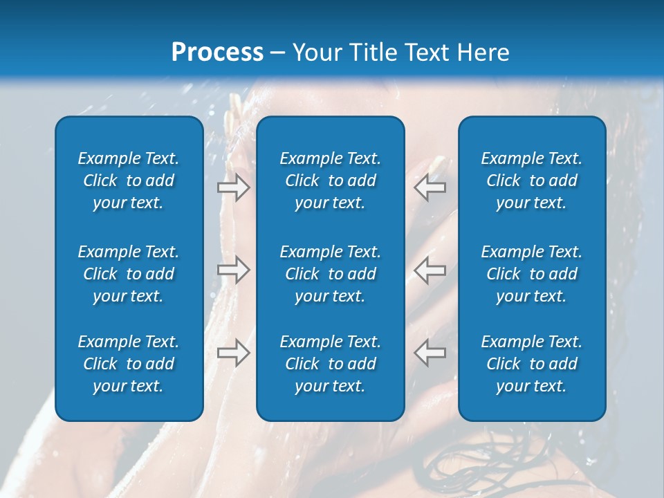 Girl Spray Clean PowerPoint Template