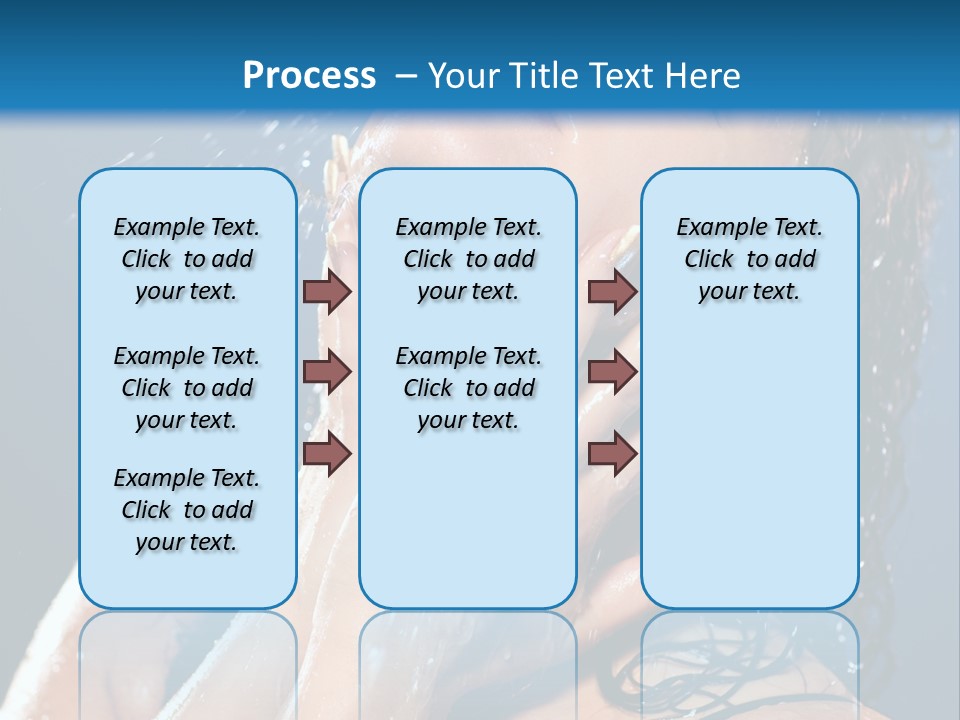 Girl Spray Clean PowerPoint Template