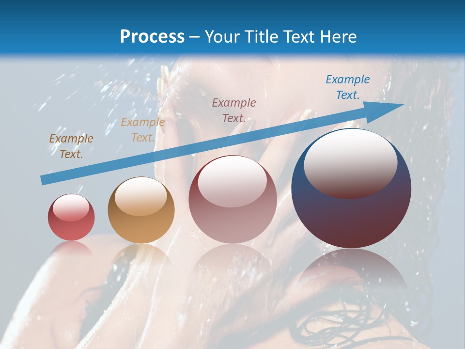 Girl Spray Clean PowerPoint Template