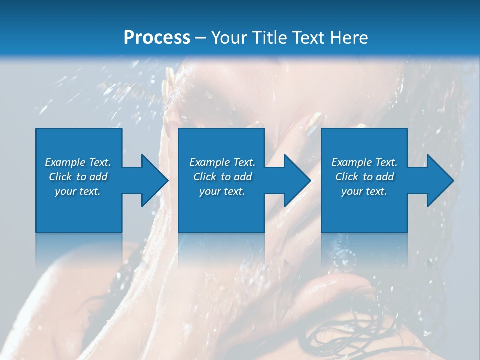 Girl Spray Clean PowerPoint Template