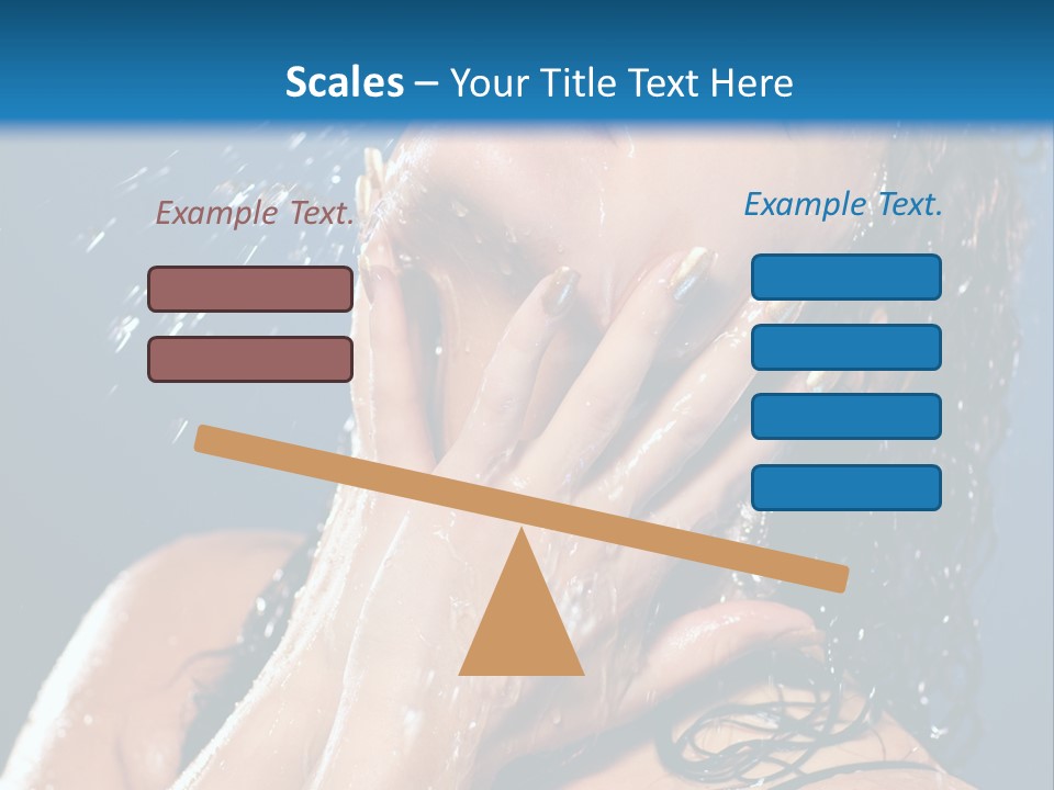 Girl Spray Clean PowerPoint Template