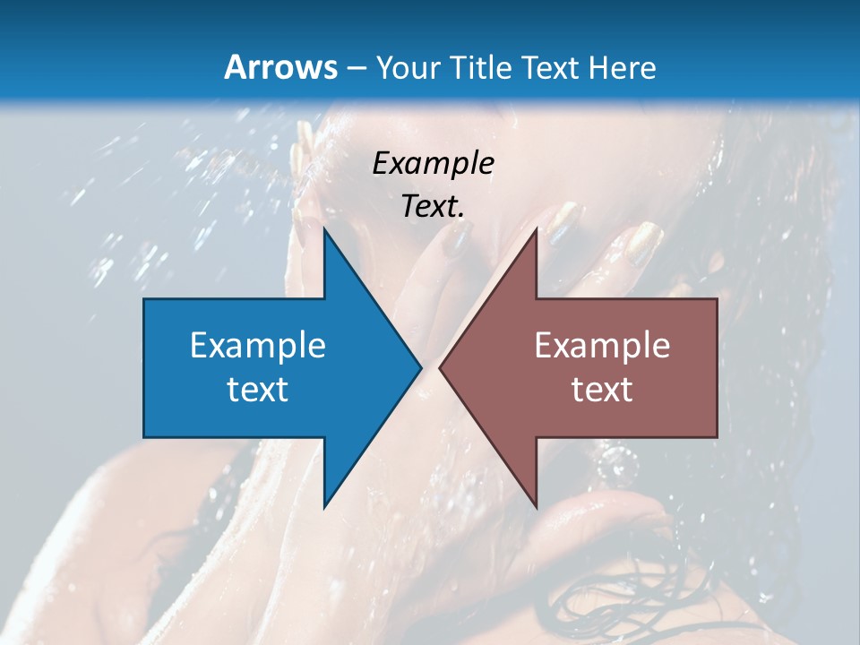 Girl Spray Clean PowerPoint Template